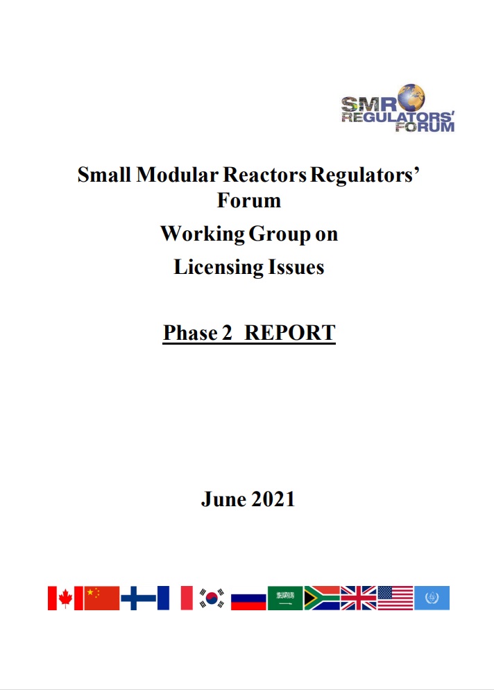 Cover page of the SMR RF Phase 2 Working Group on Licensing Issues Report